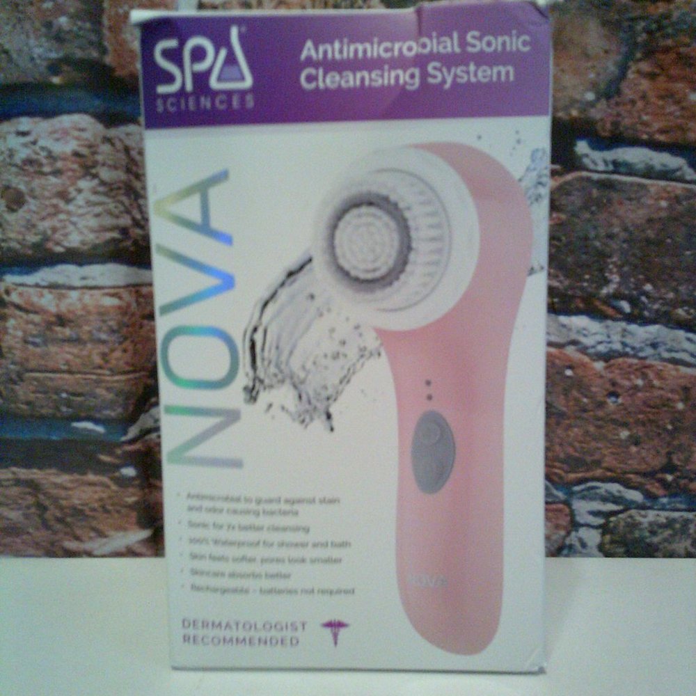 NOVA - 2 in 1 Face Brush w/Bristles & Infusion System  Anti-Aging Exfoliati